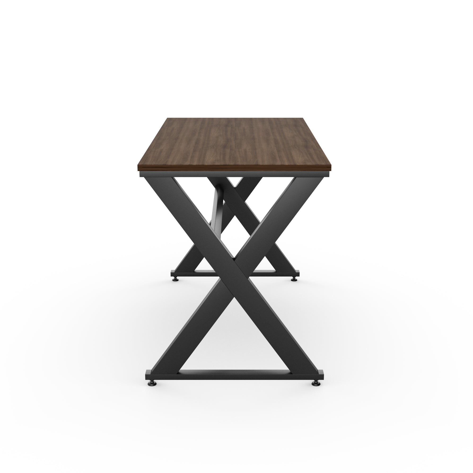 LAD Workspaces® The X Table Engineered Wood Study Table, Laptop, Computer Table Desk for Home & Office