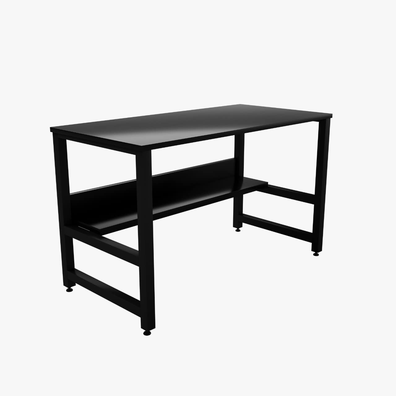 LAD Workspaces® - Ichiban Mini - 2 Tier Engineered Wood Study Table, Laptop, Computer Table Desk for Home & Office