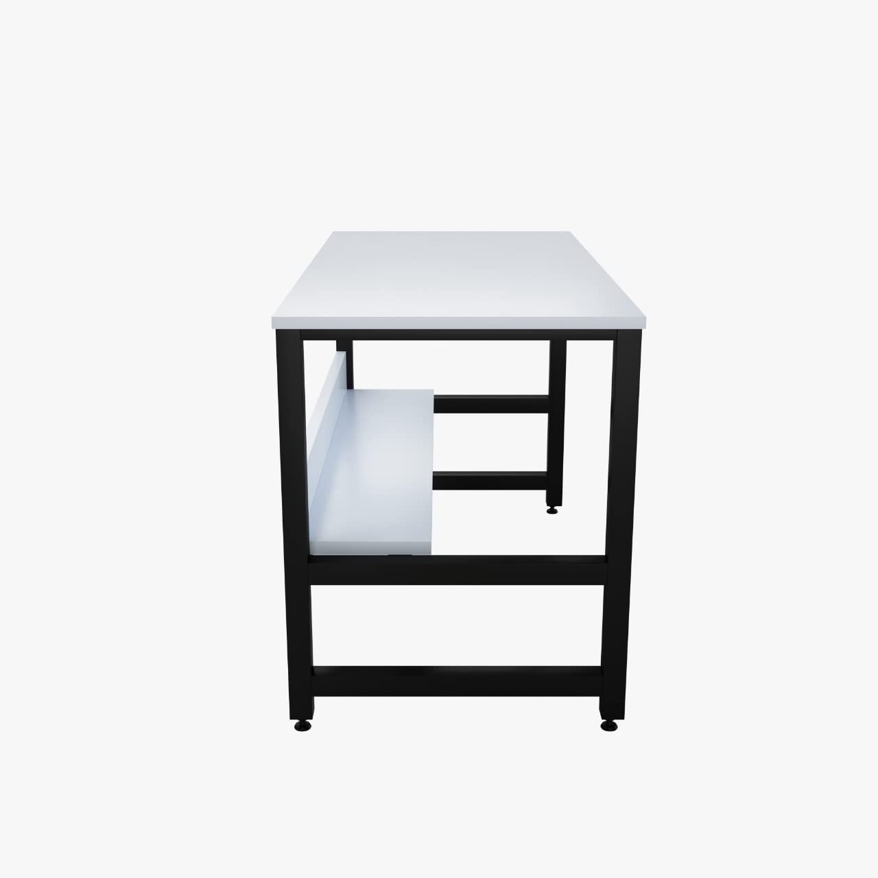 LAD Workspaces® - Ichiban Mini - 2 Tier Engineered Wood Study Table, Laptop, Computer Table Desk for Home & Office