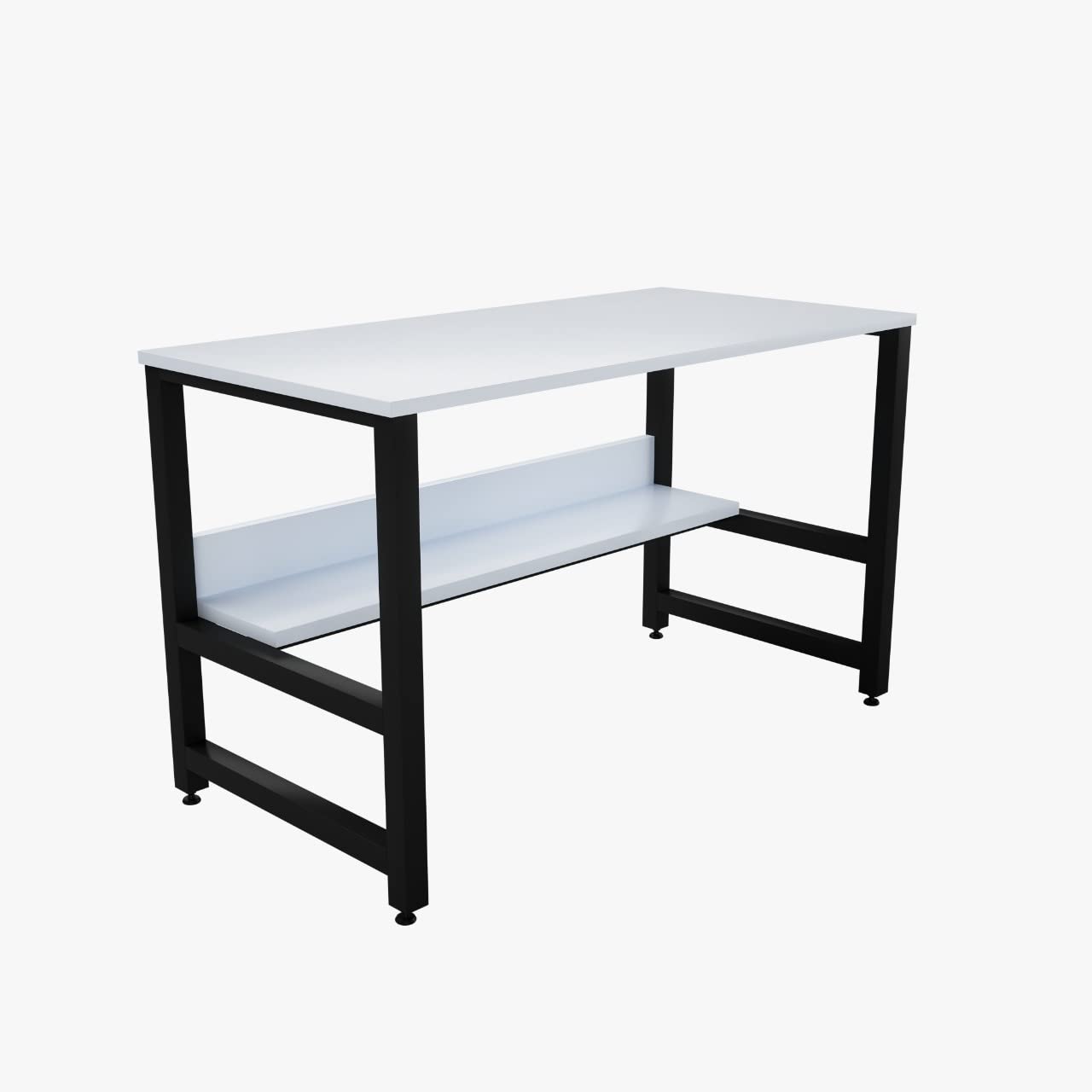 LAD Workspaces® - Ichiban Mini - 2 Tier Engineered Wood Study Table, Laptop, Computer Table Desk for Home & Office