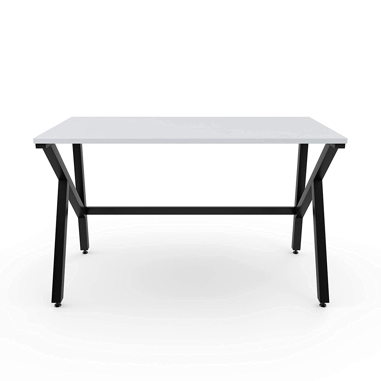 LAD Workspaces® The K Table Engineered Wood Study Table, Laptop, Computer Table Desk for Home & Office