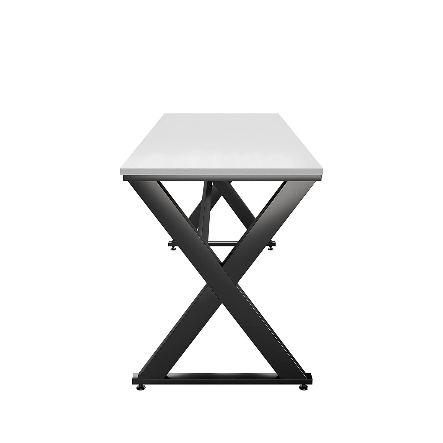 LAD Workspaces® The X Table Engineered Wood Study Table, Laptop, Computer Table Desk for Home & Office