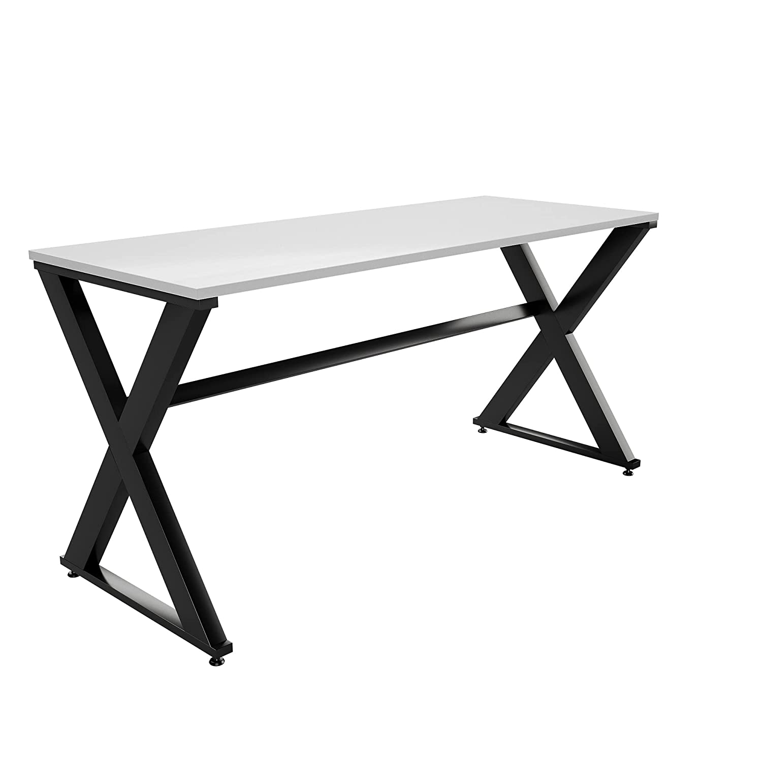 LAD Workspaces® The X Table Engineered Wood Study Table, Laptop, Computer Table Desk for Home & Office