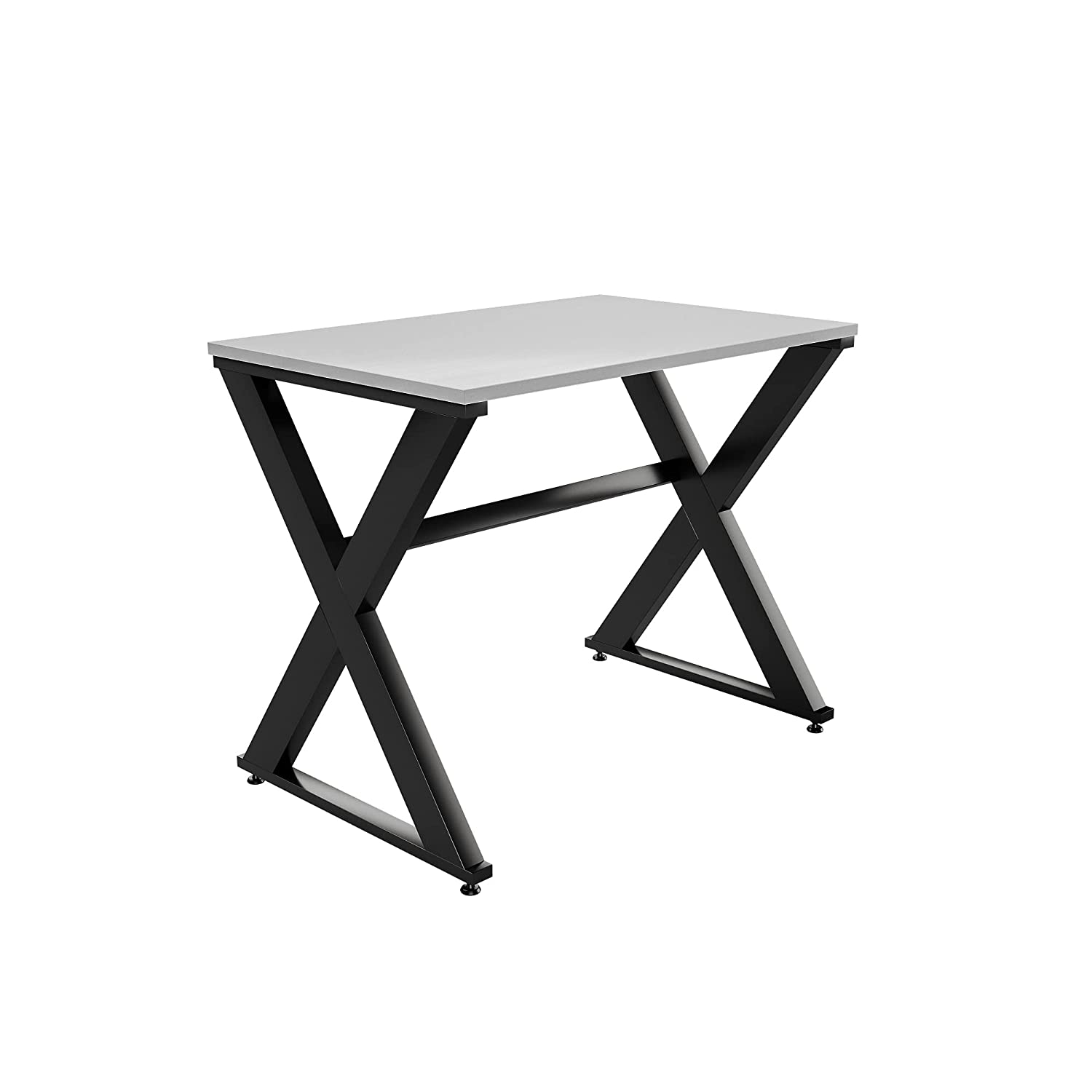 LAD Workspaces® The X Table Engineered Wood Study Table, Laptop, Computer Table Desk for Home & Office