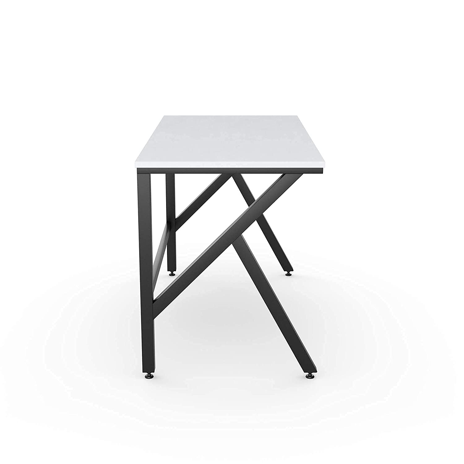 LAD Workspaces® The K Table Engineered Wood Study Table, Laptop, Computer Table Desk for Home & Office