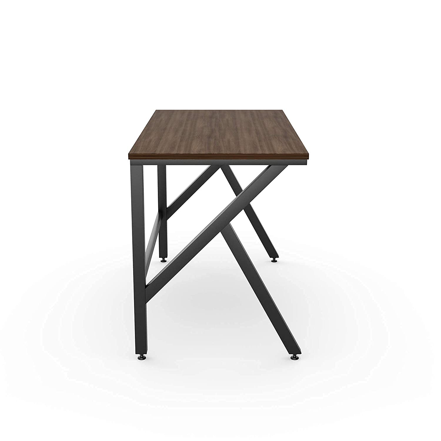 LAD Workspaces® The K Table Engineered Wood Study Table, Laptop, Computer Table Desk for Home & Office