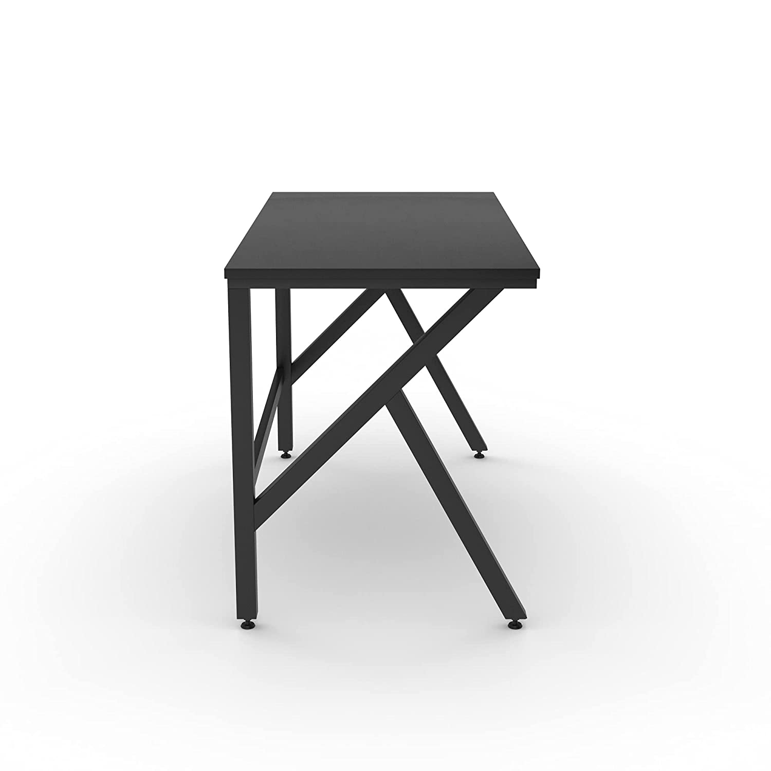 LAD Workspaces® The K Table Engineered Wood Study Table, Laptop, Computer Table Desk for Home & Office