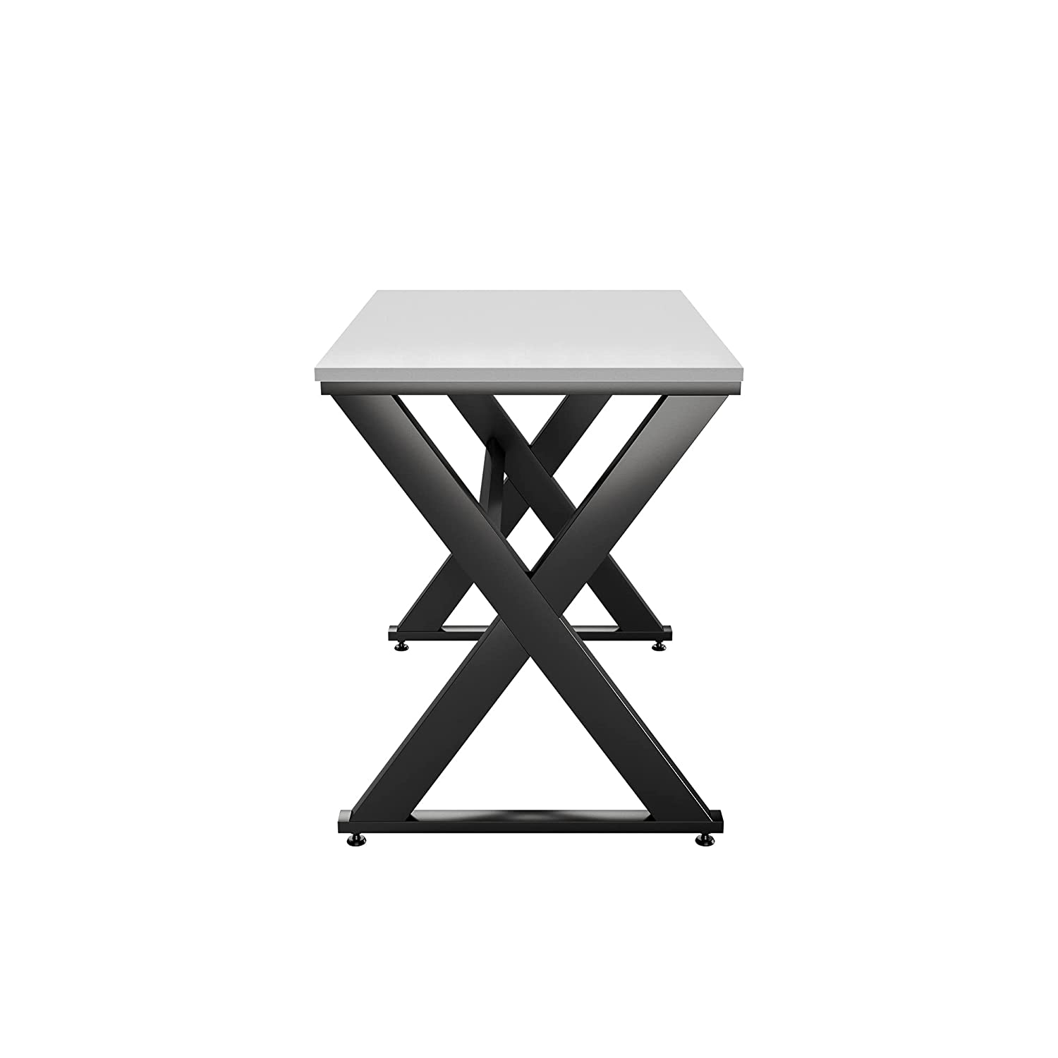 LAD Workspaces® The X Table Engineered Wood Study Table, Laptop, Computer Table Desk for Home & Office