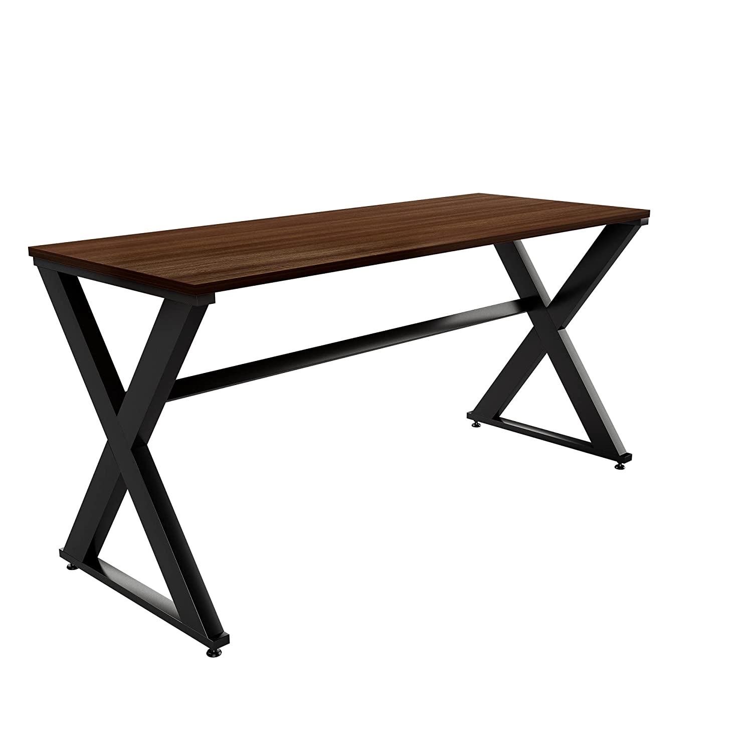 LAD Workspaces® The X Table Engineered Wood Study Table, Laptop, Computer Table Desk for Home & Office