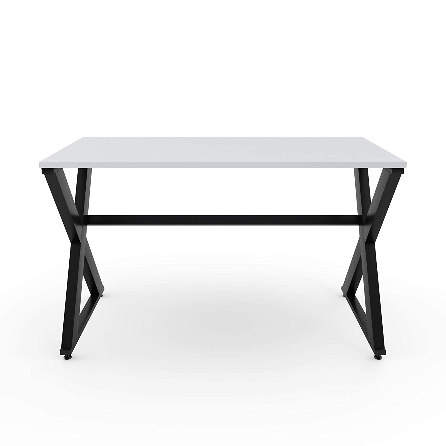 LAD Workspaces® The X Table Engineered Wood Study Table, Laptop, Computer Table Desk for Home & Office