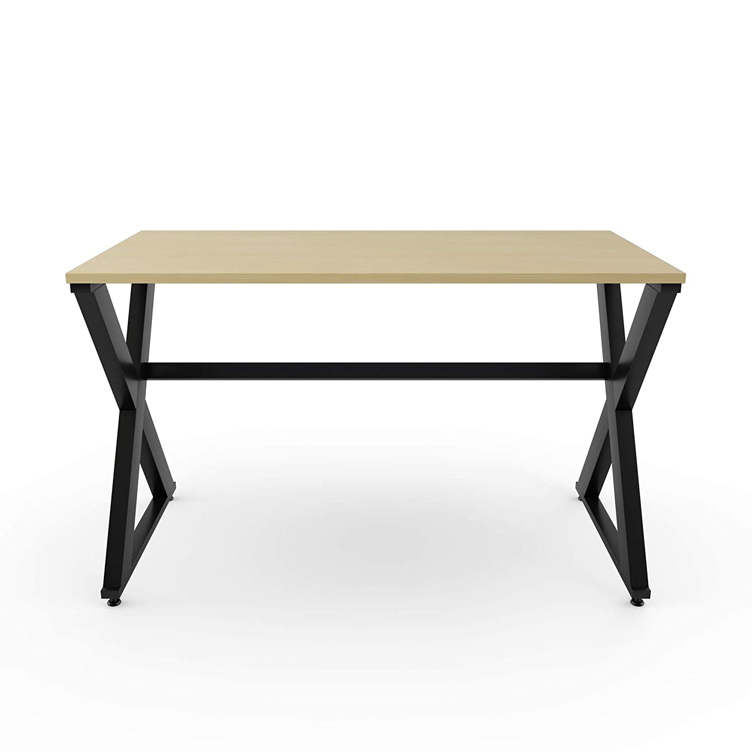 LAD Workspaces® The X Table Engineered Wood Study Table, Laptop, Computer Table Desk for Home & Office