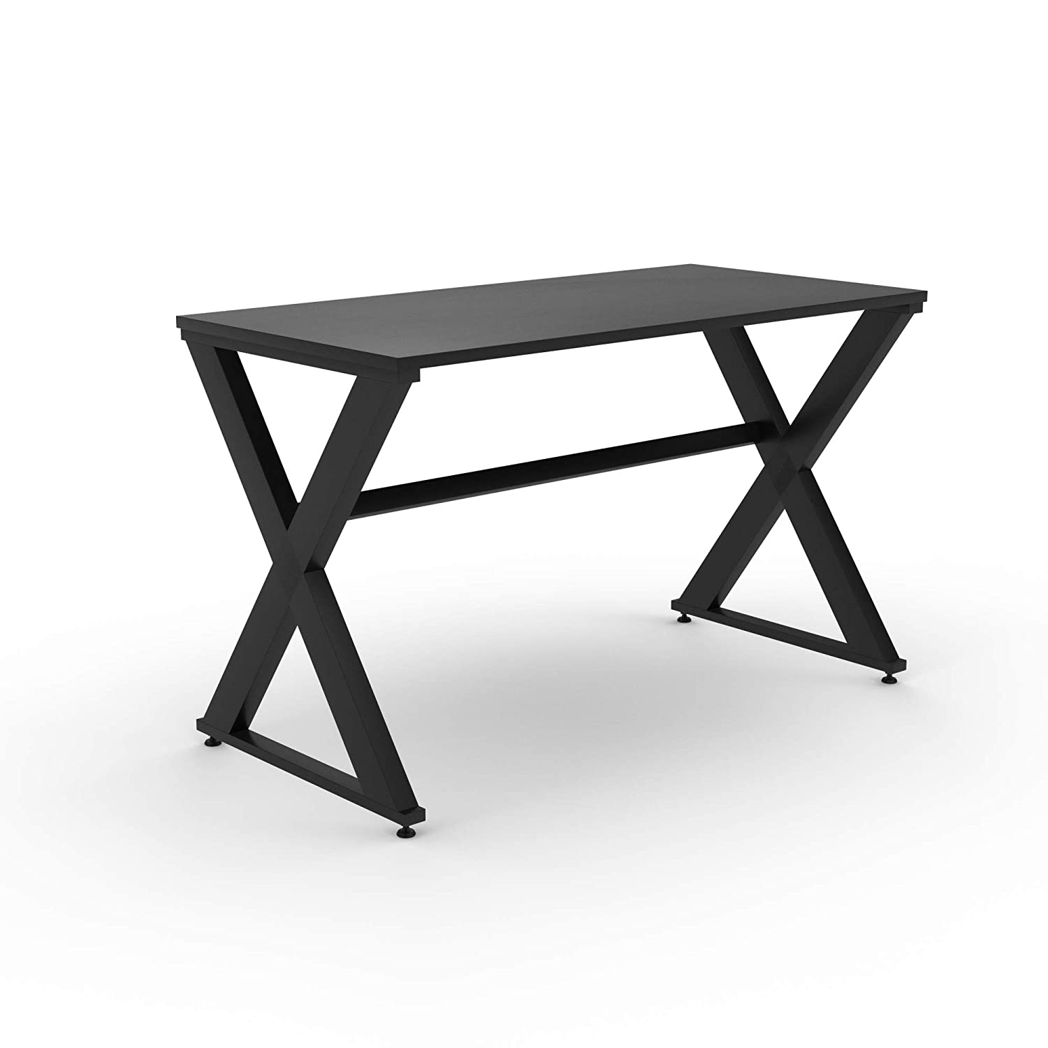 LAD Workspaces® The X Table Engineered Wood Study Table, Laptop, Computer Table Desk for Home & Office