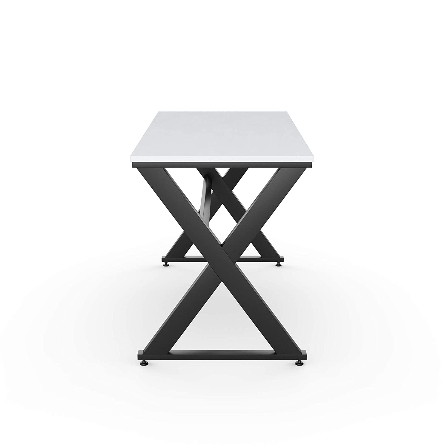 LAD Workspaces® The X Table Engineered Wood Study Table, Laptop, Computer Table Desk for Home & Office