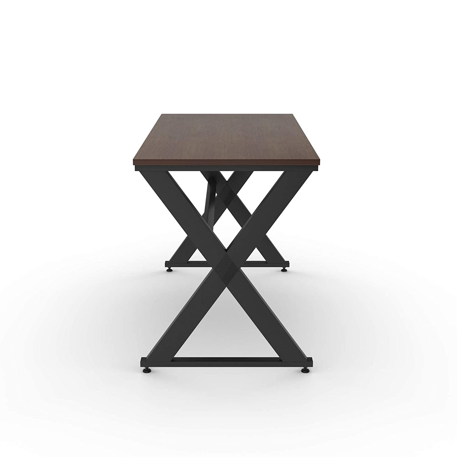 LAD Workspaces® The X Table Engineered Wood Study Table, Laptop, Computer Table Desk for Home & Office