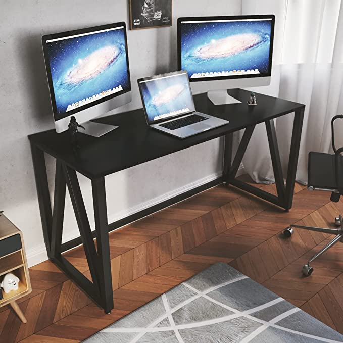 LAD Workspaces® The A Table Engineered Wood Study Table, Laptop, Computer Table Desk for Home & Office